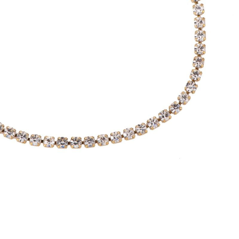 Stainless steel tennis bracelet