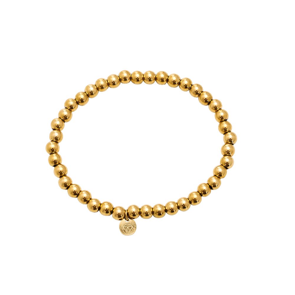 Stainless steel bead bracelet