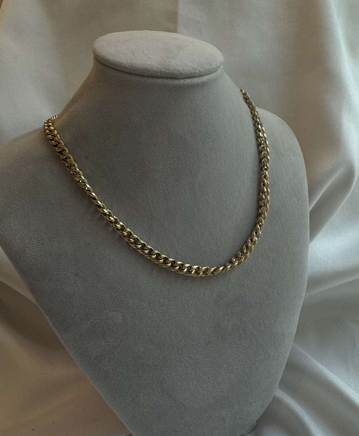 Gold stainless steel necklace