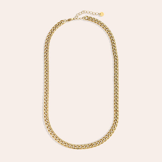 Gold stainless steel necklace