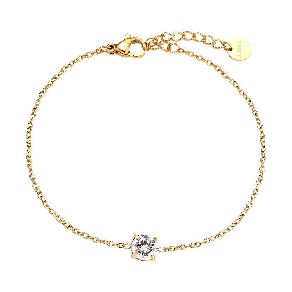Single diamond bracelet