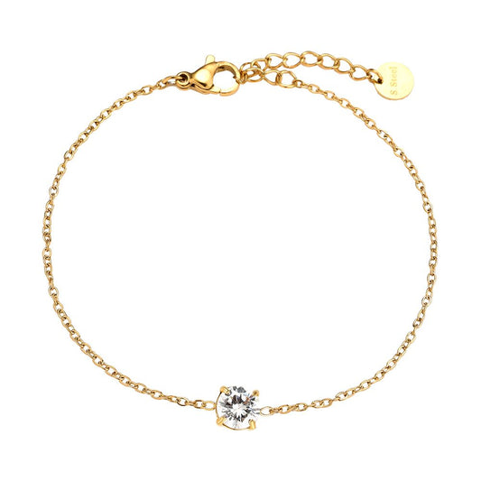 Single diamond bracelet